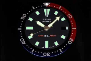 Dial hands pepsi bezel set for classic Seiko 7002 large diver's - Imagen 1 de 2