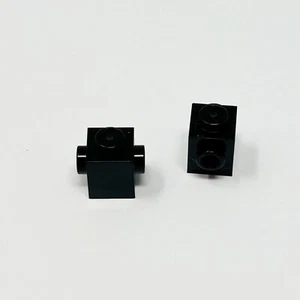 47905 LEGO Parts Brick Modified 1x1 w/ Studs on 2 Sides BLACK (2) - Picture 1 of 1