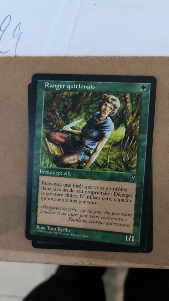 French Magic The Gathering VISIONS QUIRION RANGER green French - Image 1 of 1