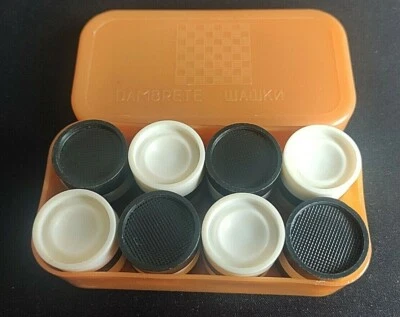 Damas de la URSS soviéticas vintage damas en caja original Foto 1 de 4