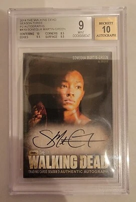 The Walking Dead Season 3 #A19 Sonequa Martin-Green Sasha Auto Autograph Signed - Image 1 of 2