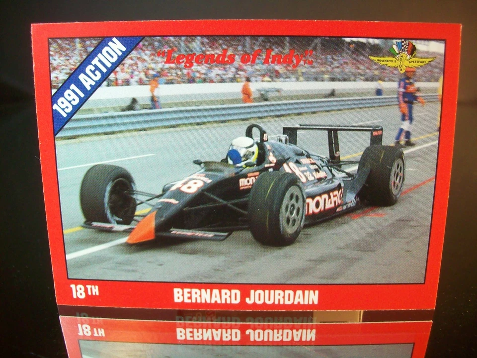 Bernard Jourdain Legends Of Indy 1992 Card #19 Indianapolis Motor Speedway - Image 1 of 1