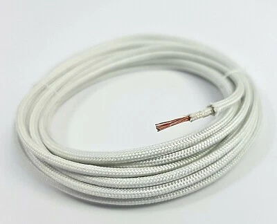 MARKENLOS Hitzefeste Leitung Litze Kabel Warmgeräte Heißgeräte Ofen Herd 250°C 500°C mtr