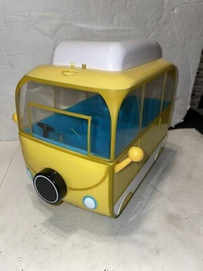 2003 Jazwares Peppa Pig Yellow Blue Van w/ Retractable Awning 8.5” Tall - Picture 1 of 6