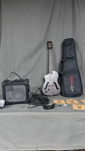 Ukulele Eleuke Rosewood Concert Jazz Cutaway MP3 Solid Body Roland Micro Cube - Picture 1 of 14