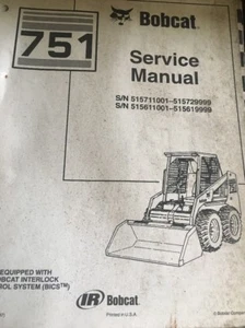 Bobcat 751 Minicargadora Servicio Taller Profundo, Manual de Reparación Libro - Imagen 1 de 6