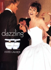 1999 Estee Elizabeth Liz Hurley Dazzling perfume 1 página anuncio de revista - Imagen 1 de 1