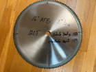 American 16" 120 tooth 1" bore  ATB Industrial Saw Blade