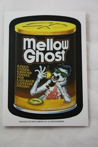 Wacky Packages Old School Mellow Ghost Tan Back Trading Card Sticker 2012 Topps  - Picture 1 of 1