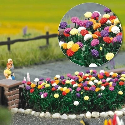 BUSCH 1219 Dahlien Bausatz für 120 Dahlien in unterschiedlichen Farben H0 1:87 - Bild 1 von 2