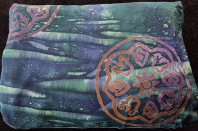 Tela a granel, 10 metros x 46 pulgadas, círculos solares, batik de mano, rayón de alta calidad Foto 1 de 3