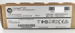 Modulo D/I Allen-Bradley 1769-IQ16 CompactLogix 16 Pt 24VDC nuovo sigillato in fabbrica - Foto 1 di 4