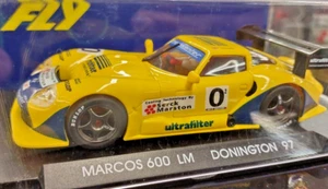 FLY A24 B1 Marcos LM Donington '97 #0 1/32 Slot Car NEW! - Picture 1 of 2