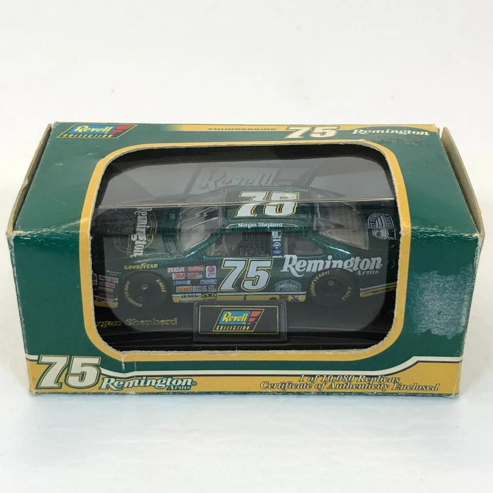 75 Morgan Shepherd  1/64th scale stock car Item #3228 1996 Revell Metal Toy Car - Image 1 of 4