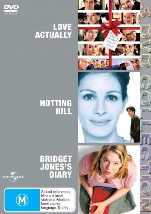Love Actually / Notting Hill / Bridget Jones's Diary (DVD, 2003)