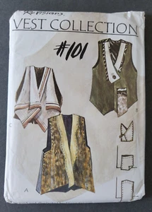 ReVisons Vest Collection #101 Pattern Diane Ericson 3 Styles All Sizes New Uncut - Picture 1 of 2