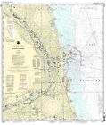 NOAA Chicago Harbor Lake Michigan nautische Papierkarte 14928