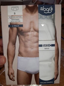 slip SLOGGI BASIC MAXI Uomo mutanda con apertura laterale cotone 2 pezzi - Foto 1 di 3