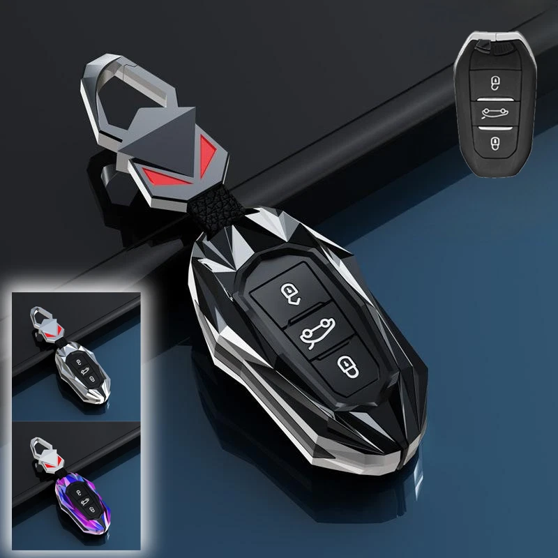 Funda Silicona Aleación Zinc Llave Coche Peugeot Citroen Opel DS 308 4008 C4 Foto 1 de 4