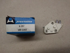 Prestolite 12V Voltage Regulator, 8-387 (SRP-2203), Chevy, Firebird, etc. NOS! - Picture 1 of 1