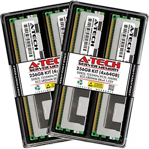 256GB 4x 64GB PC3L-10600L LRDIMM Supermicro X9DRFR X9DRT-IBFF X9SRL-F Memory RAM - Picture 1 of 5