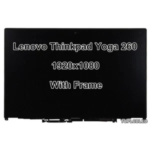 Lenovo Thinkpad Yoga 260 12.5" FHD LED LCD Touch Screen Digitizer Assembly Frame - Picture 1 of 4