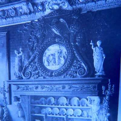 c.1900s Glass Plate Negative "Interior Palace Genoa" Italy  4x5 - Image 1 of 4