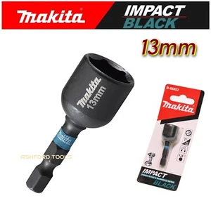 Makita Muttersetzer 13 mm Schlagschrauber schwarz magnetischer Muttersetzer Mutterdreher Buchse B-66852 - Bild 1 von 14