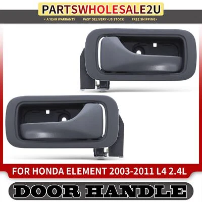 2x Manija de puerta interior gris conductor trasero y pasajero nueva para Honda Element 03-11 Foto 1 de 4