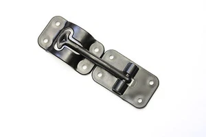 Casa rodante cámper remolque de carga de 3-1/2" estilo T con soporte para pestillo de puerta negra - Imagen 1 de 4