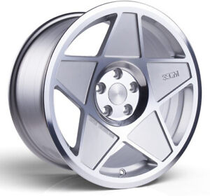Alloy Wheels 17" 3SDM 0.05 Silver Polished Face For Dodge Stealth 91-96