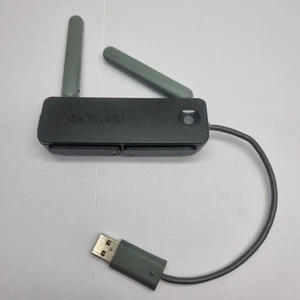 Xbox 360 Wireless N Networking Adapter WiFi Official Microsoft Genuine Black - Picture 1 of 2