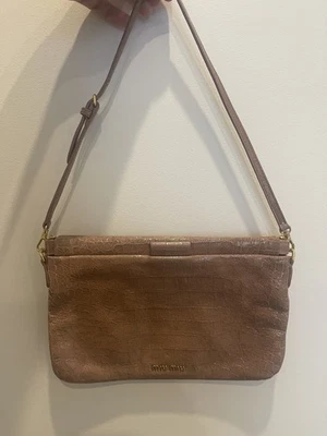 Auténtico bolso sin asas convertible de cuero Miu Miu Foto 1 de 4