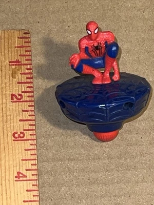 2014 Spider-Man Spinning Top 3" McDonald's #6 Amazing Spider-Man 2 Movie Toy - Image 1 of 4