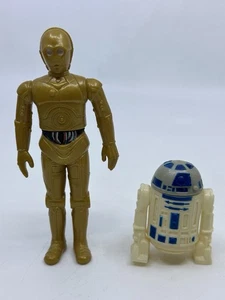 1978 Vintage Star wars R2D2 & C3PO Soft Vinyl Japan Soubi Rare popy takara RARE - Picture 1 of 9