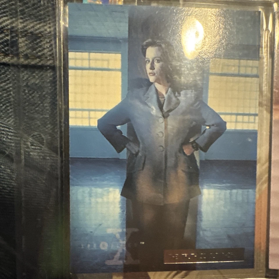 1995 Topps The X-Files Temporada 1 Lámina de Plata Estampada Paralelo Dana Scully Foto 1 de 1