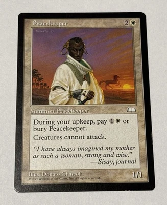 Peacekeeper (Weatherlight) Regular LP Magic: The Gathering - Image 1 of 2