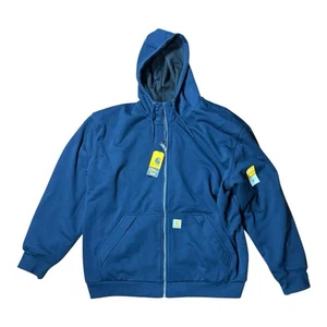 Carhartt Rain Defender Loose Fit Midweight Thermal Mens 2XL Sweatshirt Navy Blue - Bild 1 von 3