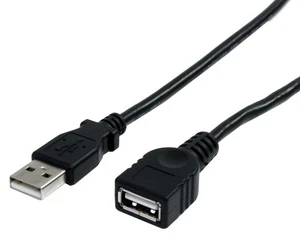 STARTECH - USB 2.0 A Male to Female Extension Lead, 3m Black - Picture 1 of 1