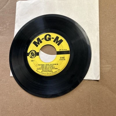 Hank Williams Mansion On The Hill I Heard You Crying In Your Sleep Blue Love Ep - Image 1 of 4