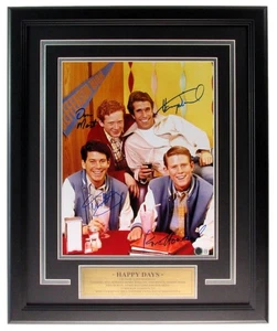 Foto firmada por elenco de Happy Days (4) 11x14 Howard/Winkler/Most/Williams enmarcada BAS - Imagen 1 de 4
