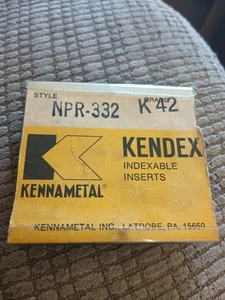 NPR332 NPR 332 K42   KENNAMETAL INSERTS PACKAGE OF Four  - Picture 1 of 2