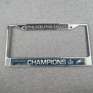 Telaio targa metallo Philadelphia Eagles Super Bowl LII 52 Champions - Foto 1 di 8