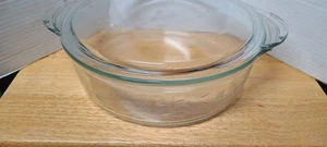 Princess House -Heritage- 2 pc. Crystal 3-1/2 Qt. Casserole Dish # 6116 - Picture 1 of 7