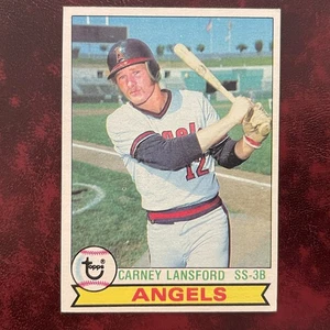 1979 Topps Set CARNEY LANSFORD ROOKIE #212 CALIFORNIA ANGELS NR-MINT *HIGH GRADE - Picture 1 of 2