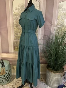 She & Sky Tiered Maxi Dress, Small, NWT - Picture 1 of 11