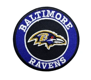 Parche parche parche para planchar logotipo del equipo de fútbol americano NFL Baltimore Ravens EE. UU. - Imagen 1 de 3