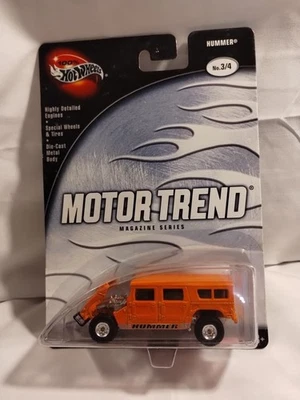 100% Hot Wheels Motor Trend Magazine Series #3/4 Cars Hummer Unopened package - Image 1 of 4