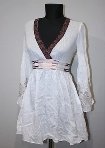 Odd Molly 508 womens white shirt blouse tunic Size 0 / XS - Picture 1 of 8