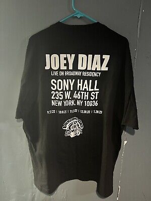 Joey Diaz Live On Broadway - NYC - Promo T-Shirt - BLK/ Mens 2XL / Laughing Gas • 44.99$